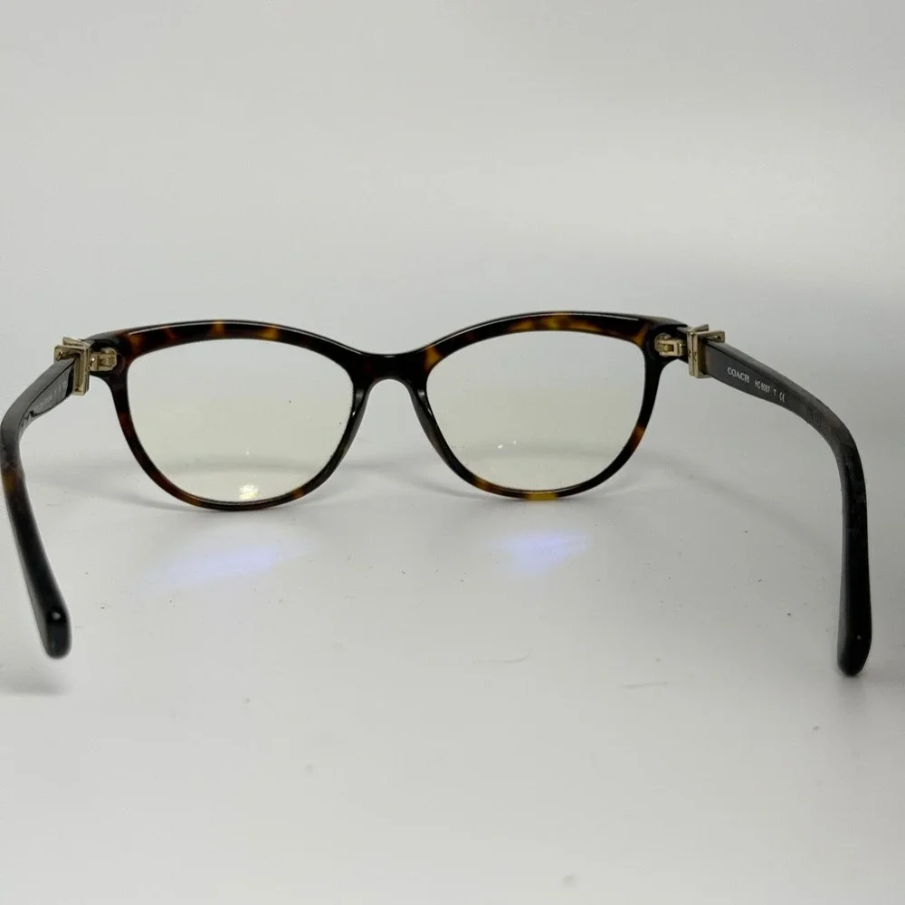 Coach HC 6087 Dark Tortoise Cat Eye Eyeglasses Frames 5120 51-16-135